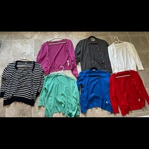 Cardigan Sweater Lot Bundle